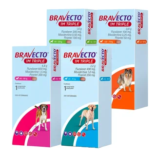 Bravecto 1M Triple Perro