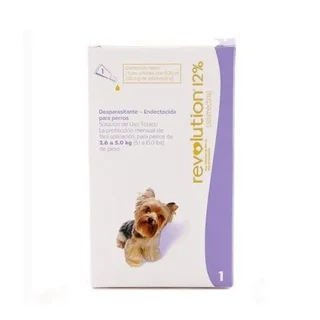 Pipeta Revolution Antiparasitaria para perros de 2.6 a 5 KG