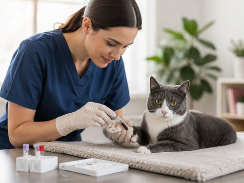 Leucemia felina y sida felino: FeLV, FIV, test de sangre y retrovirales