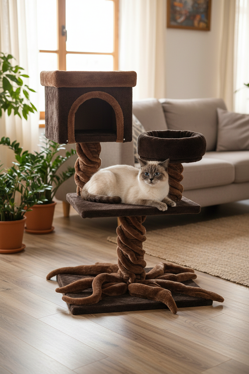 Rascadores para gatos: cómo elegir tamaño, forma y ubicación