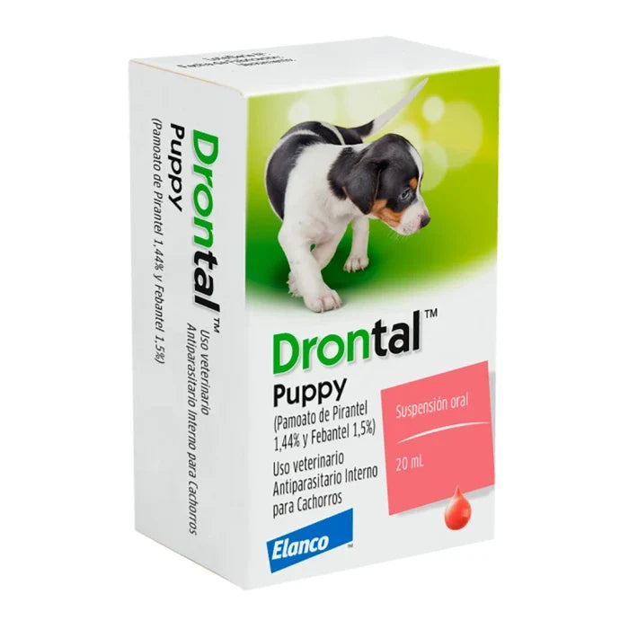 Drontal Puppy antiparasitario interno en gotas para cachorros 20 ML - imagen 1