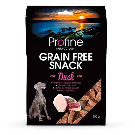 Profine grain free snack duck 200 g - imagen 1
