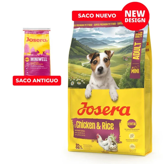 Josera Mini Chicken and Rice Adultos Razas pequeñas (Ex miniwell)