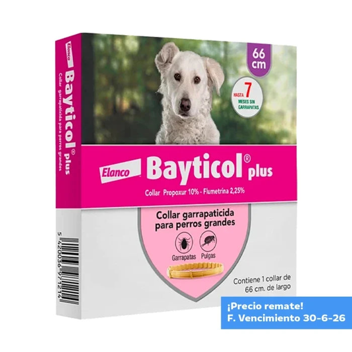 Collar Bayticol Antipulgas y Garrapatas Talla L - imagen 1
