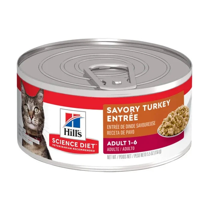 Hills feline adulto turkey entrée - 156gr - imagen 1