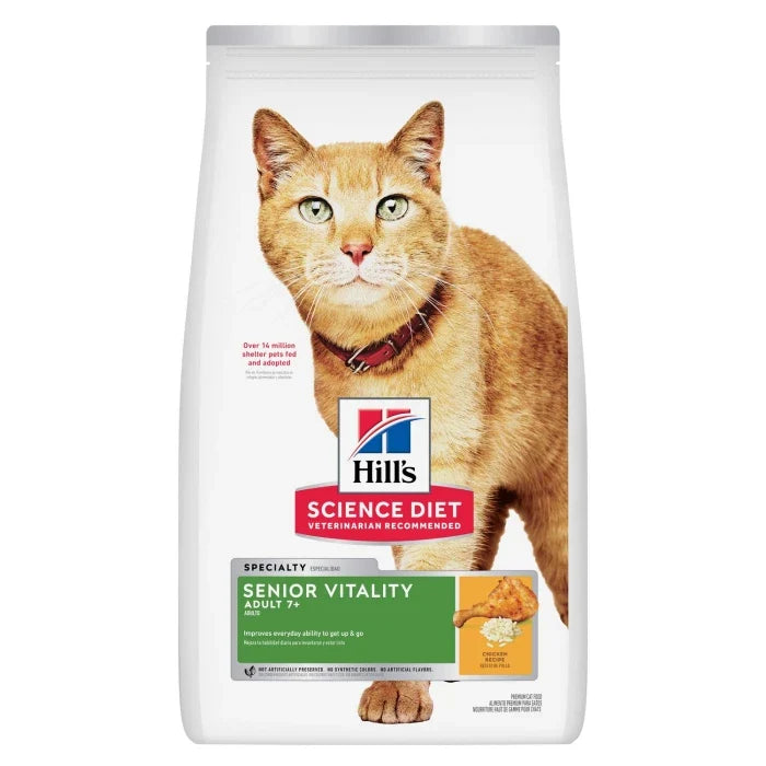 Hills Science Diet Feline Senior vitality adult 7+ 1.36 KG - imagen 1