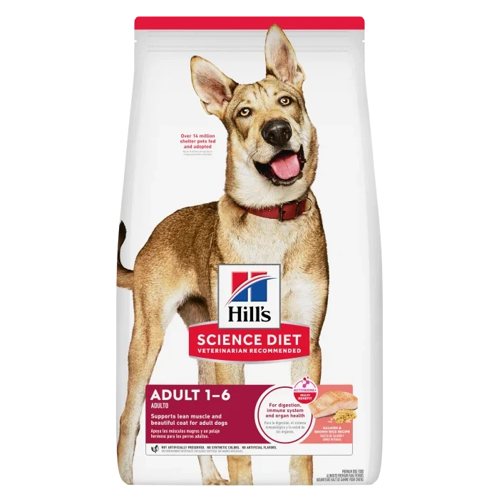 Hills canine adult 1-6 salmon - 2.04 kg - imagen 1