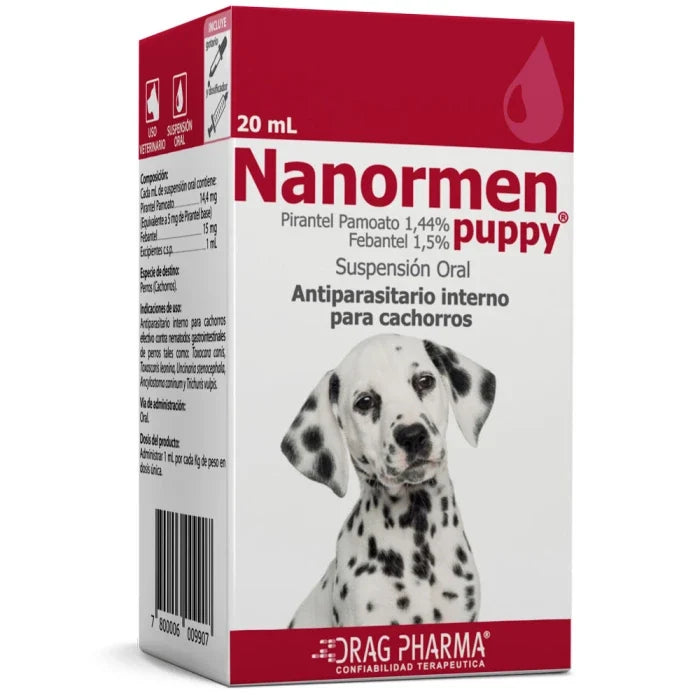 NANORMEN PUPPY SUSP 20 ML - imagen 1