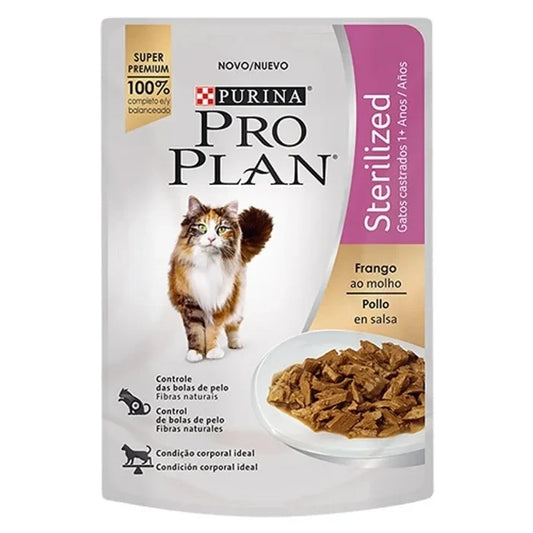 Pro plan pouch gatos esterilizados pollo 85g - imagen 1