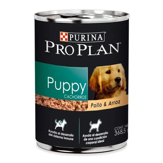 Pro plan lata cachorros pollo y arroz 368g - imagen 1