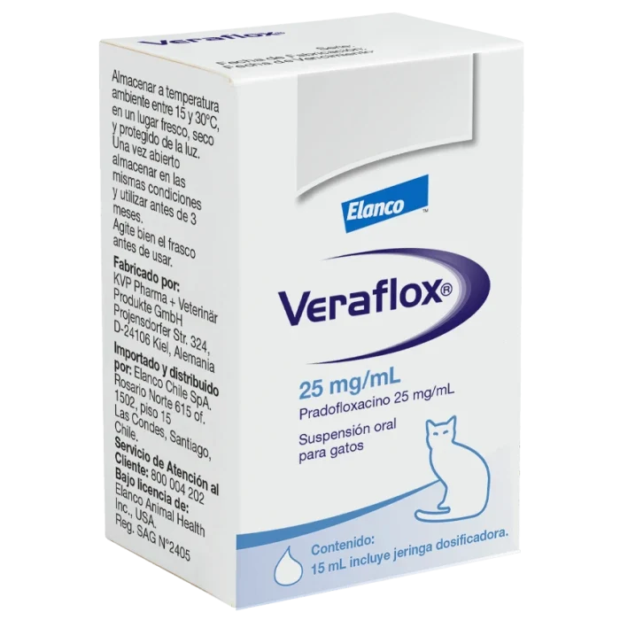 Veraflox Suspensión Oral para gatos 15 ML - imagen 1