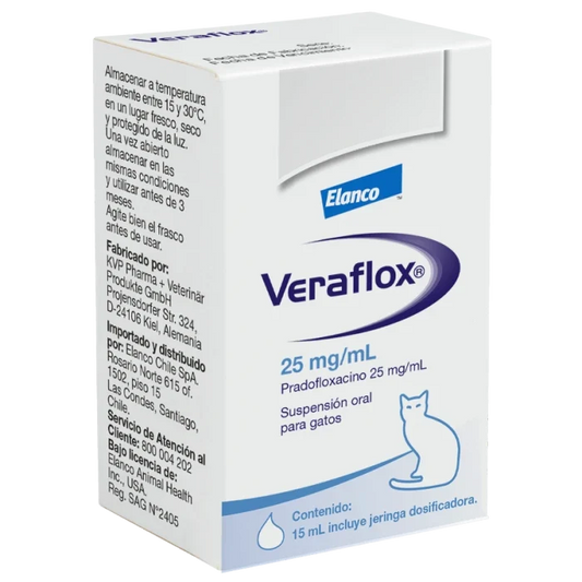 Veraflox Suspensión Oral para gatos 15 ML - imagen 1