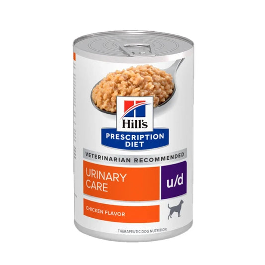 HILLS CANINE U/D LATA URINARY CARE 13oz 370 gr sabor POLLO - imagen 1