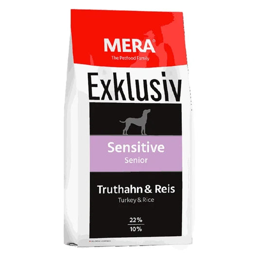 MERA Perros M-Exklusiv Sensitive Senior Pavo y Arroz (Truthahn & Reis)