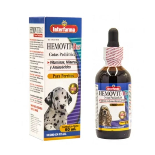 V-Hemovit B12 Solución Oral Gotas Perro 60 ML - imagen 1
