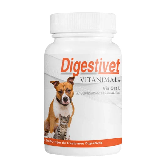 Vitanimal Digestivet x 30 comprimidos - imagen 1
