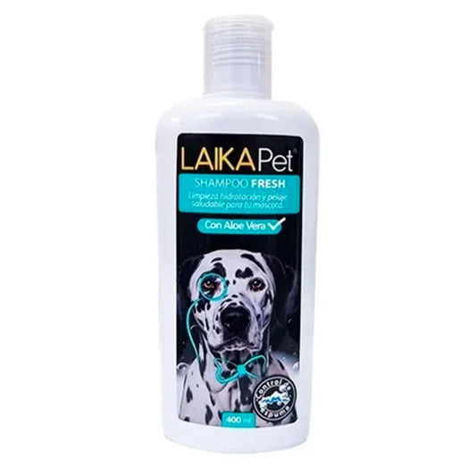 Laika pet shampoo fresh aloe vera para perros 400 ml - imagen 1