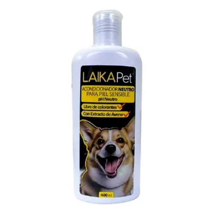 Laika pet acondicionador neutro avena para perros 400 ml - imagen 1