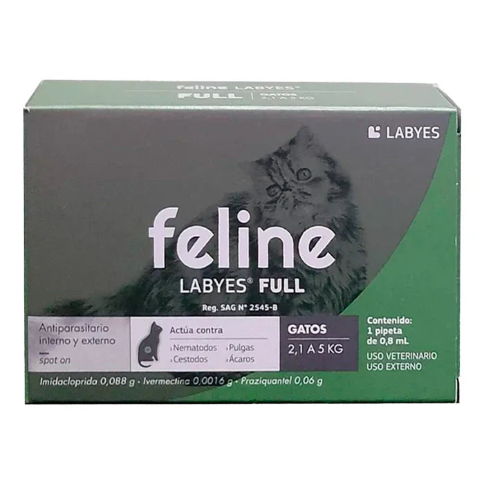Labyes feline full spot 2.1-5kg (0.80ml) - imagen 1