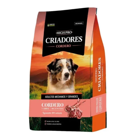 CRIADORES HIGHT PRO ADULTO CORDERO 20 + 3 KG - imagen 1