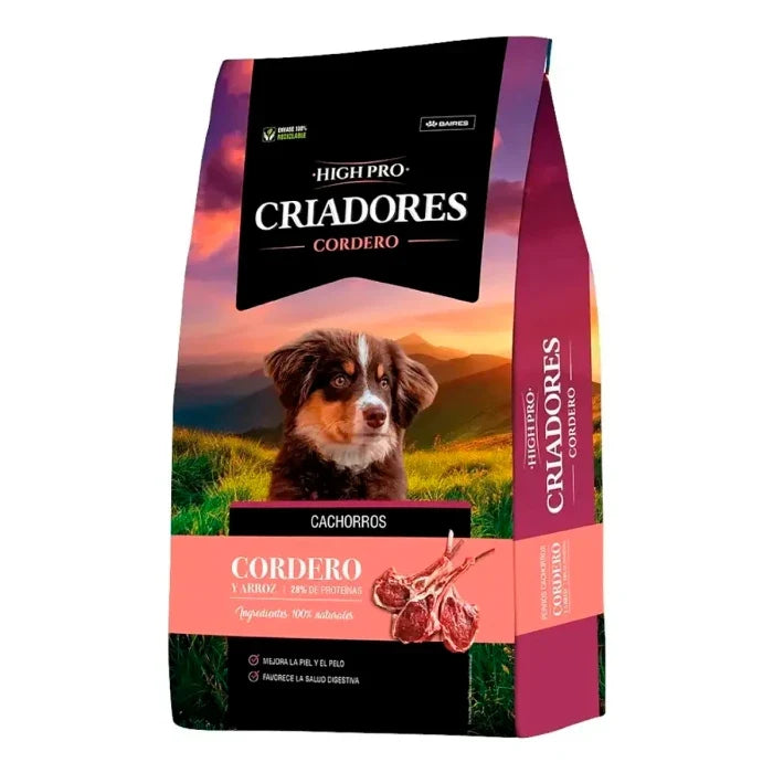 Criadores high pro cachorro cordero 15kg - imagen 1