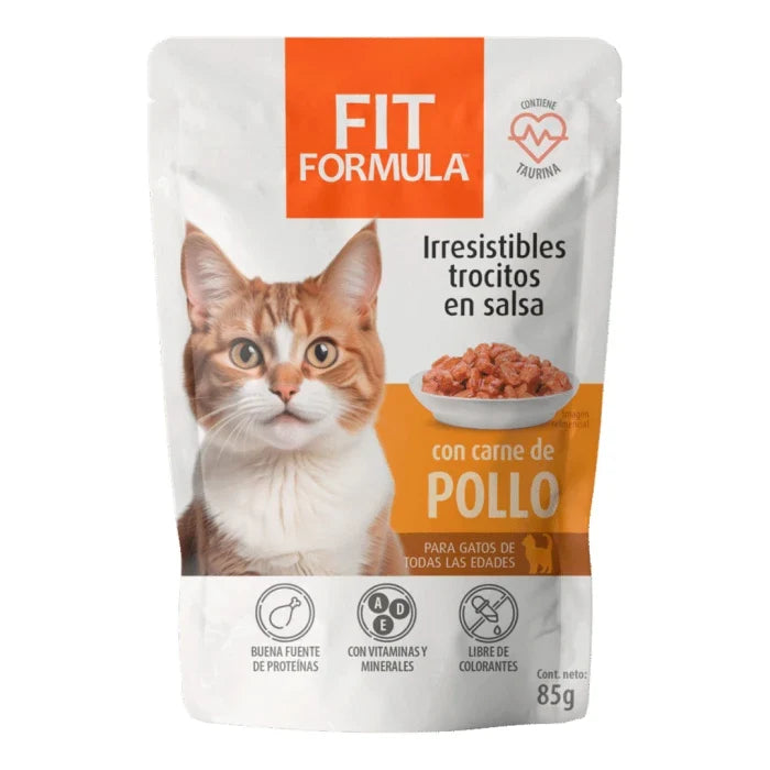 Fit formula Pouch gato - pollo 85gr - imagen 1