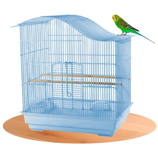 Jaula para Aves Pinzón Periquito (47x36x35 cm) Celeste - imagen 1