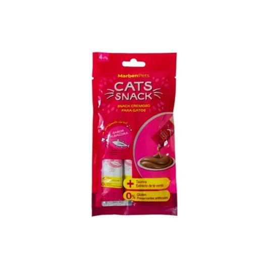 Cats Snack Tubito Cremoso Sabor Albacora - imagen 1