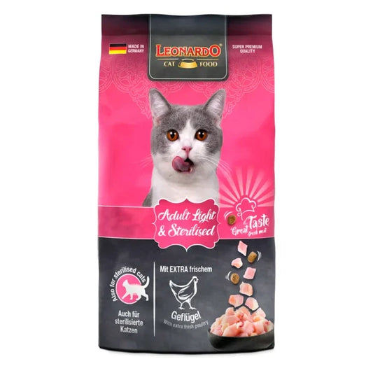 Leonardo adult light & Sterilised pollo 1.8 kg - imagen 1