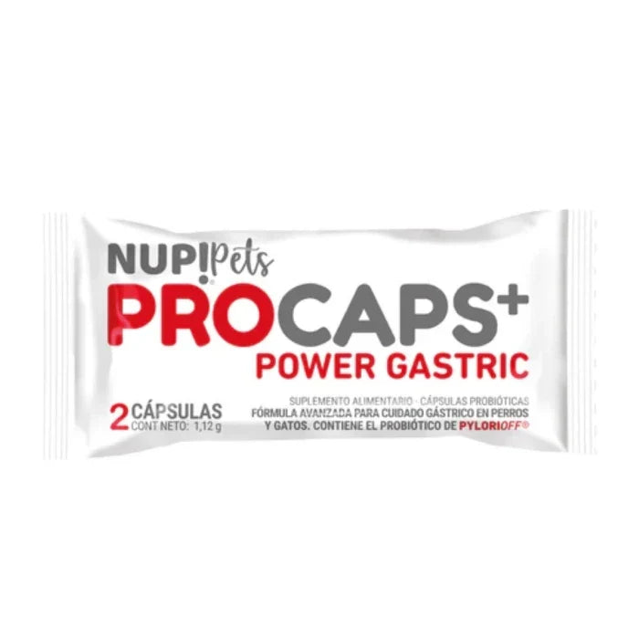 Nup! Pets pro caps power gastric (2 cápsulas) - imagen 1