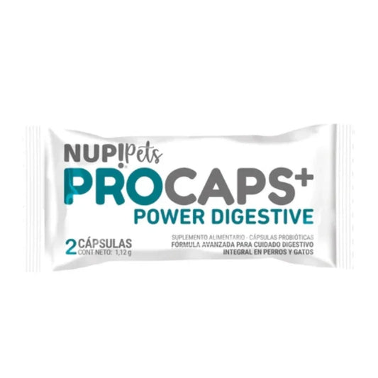 Nup! Pets pro caps power digestive (2 cápsulas) - imagen 1