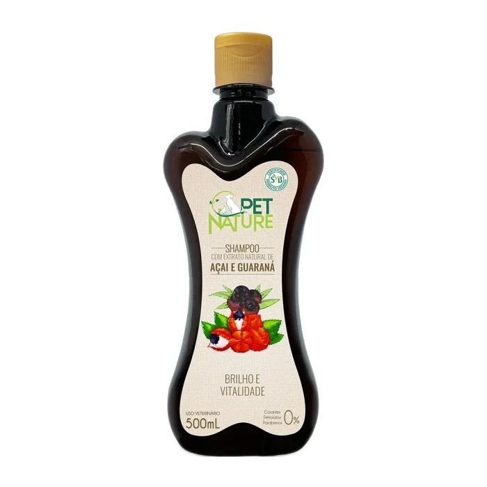 Pet Nature Petbrilho Shampoo Acai y Guarana 500ML - imagen 1