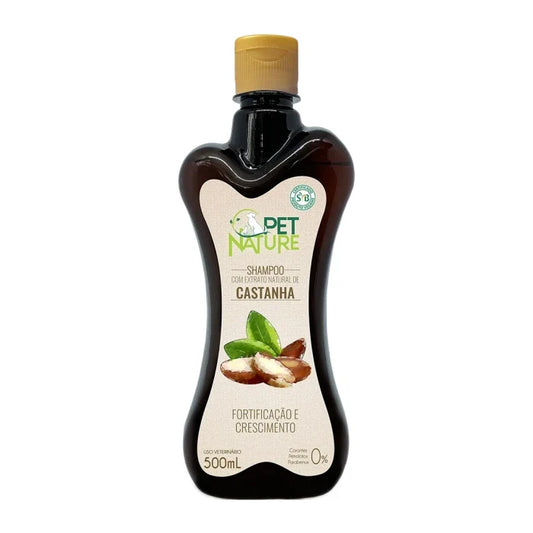Pet Nature Petbrilho Shampoo Castaña - 500ml - imagen 1
