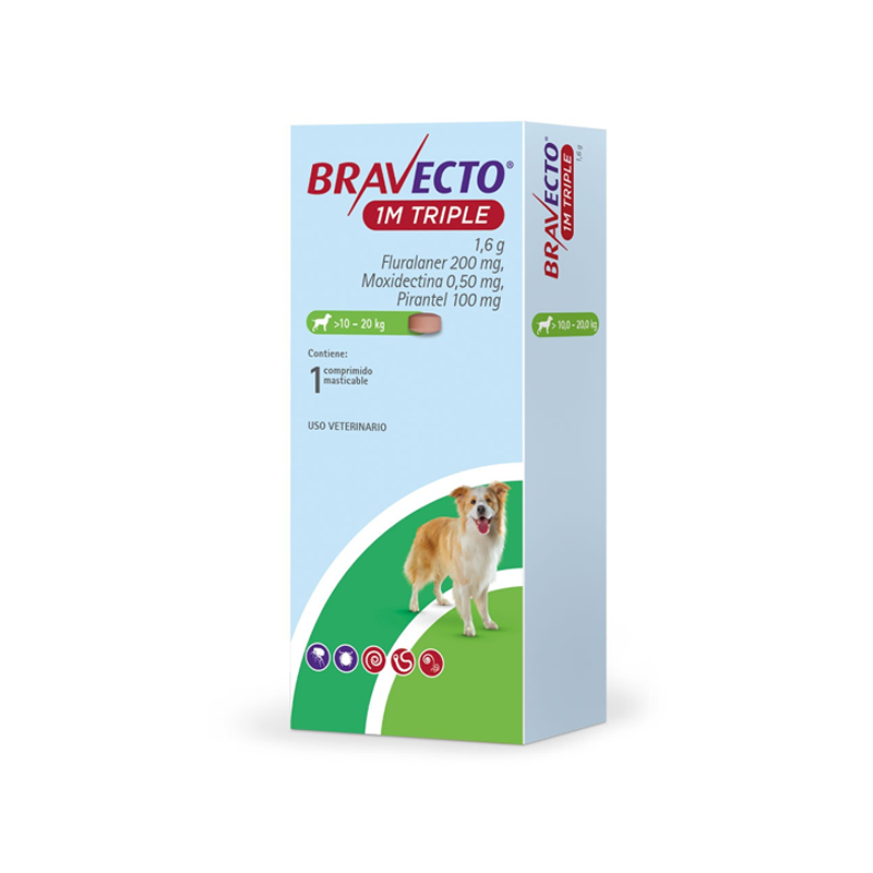 Bravecto 1M Triple Perro