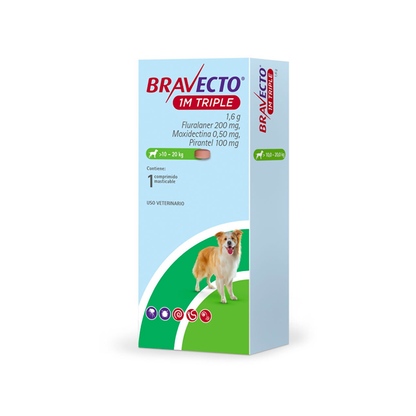 Bravecto 1M Triple Perro
