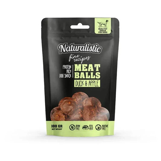 Naturalistic Meatballs Duck And Apple 100G - imagen 1