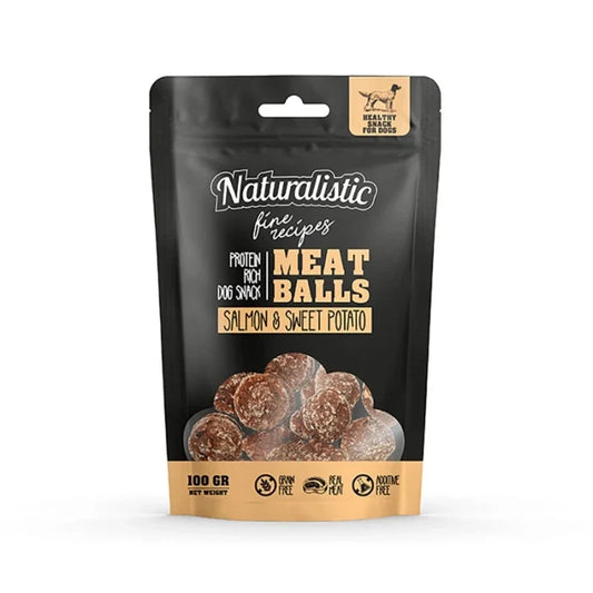 Naturalistic Meat Balls salmón y camote 100g - imagen 1