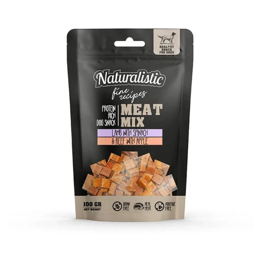 Naturalistic MeatMix Lamb With Spinach & Beef With Apple 100gr - imagen 1