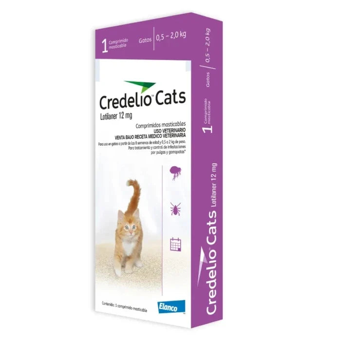 CREDELIO GATO 12 MG (0.5-2KG) X 1 TAB