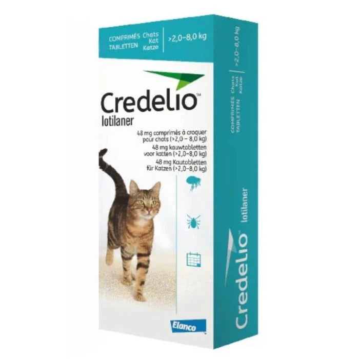 Credelio gatos (2-8kg) Lotilaner 48mg x 1 tab