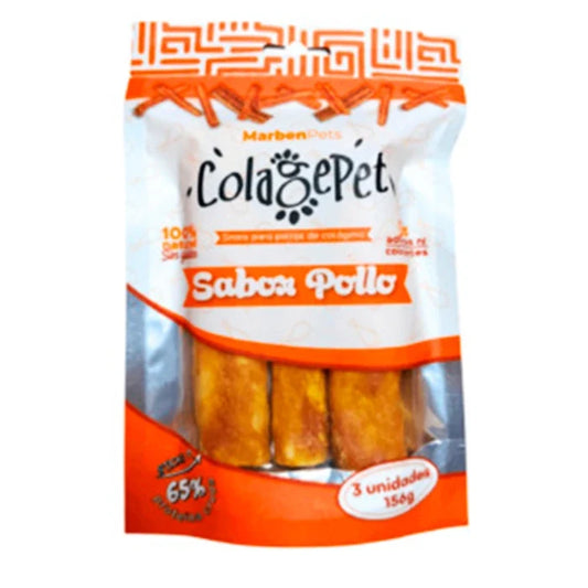 Doypack colagepet pollo M 3 unidades 156GR - imagen 1