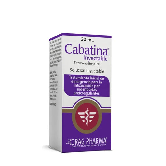 Cabatina inyectable 20ml - imagen 1
