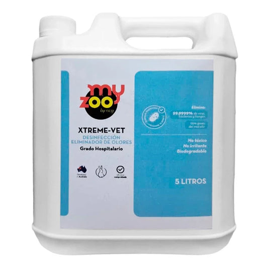 MyZoo Xtreme-Vet Desinfección y eliminador de olores grado hospitalario - 5 Litros - imagen 1