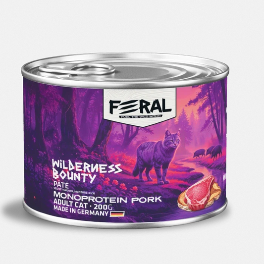 Feral Wilderness Bounty - Gato Adulto Monoproteína cerdo húmedo - 200gr - imagen 1