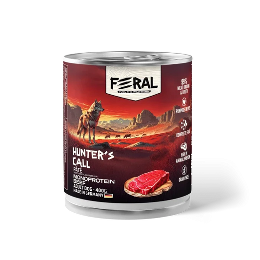 Feral Hunter's Call - Perro Adulto Monoproteína Vacuno húmedo - 400gr - imagen 1