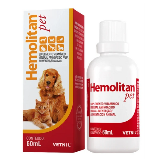 Vetnil Hemolitan Pet suplemento para perros, gatos y exóticos - 30 ml