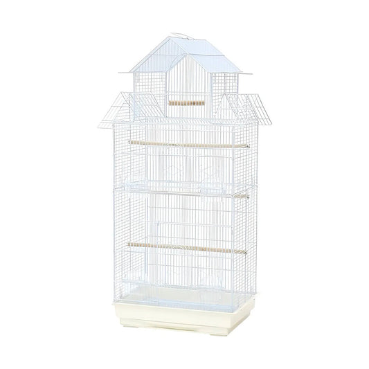 Jaula ave iglesia extra (47x36x102 cm) blanca