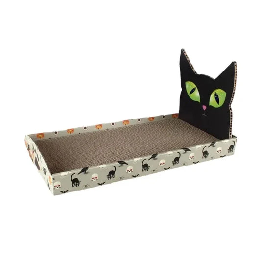 Tablero Rascador con gato negro JT002M - 44x23.5x4.5cm - imagen 1
