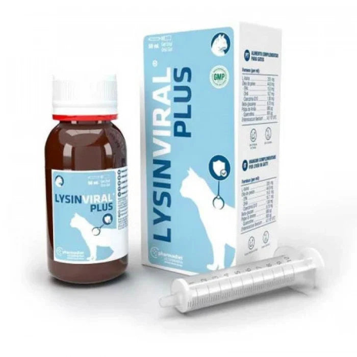 Lysinviral plus suplemento nutricional para gatos - 50 ml - imagen 1