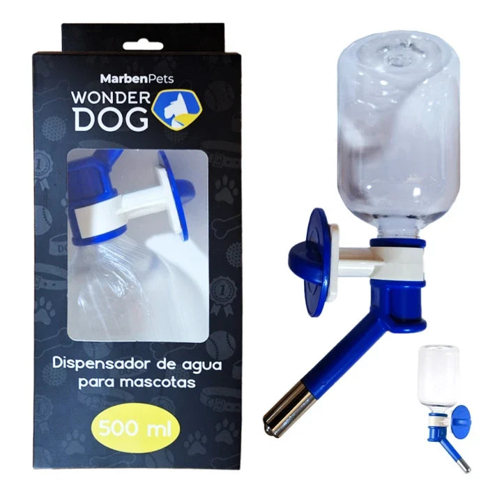 Bebedero de agua para mascotas grandes Azul 500ML